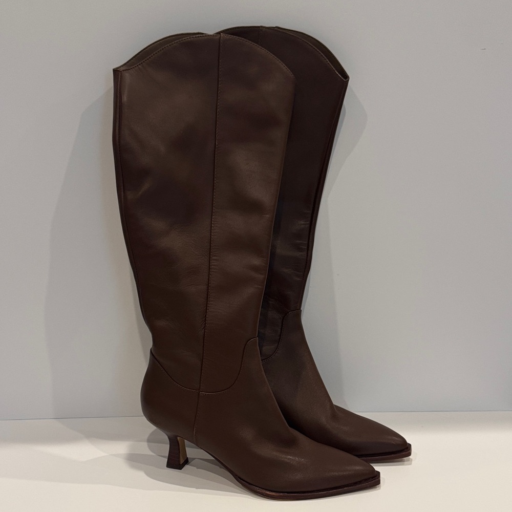 Dolce Vita Rich Brown Heeled Boots